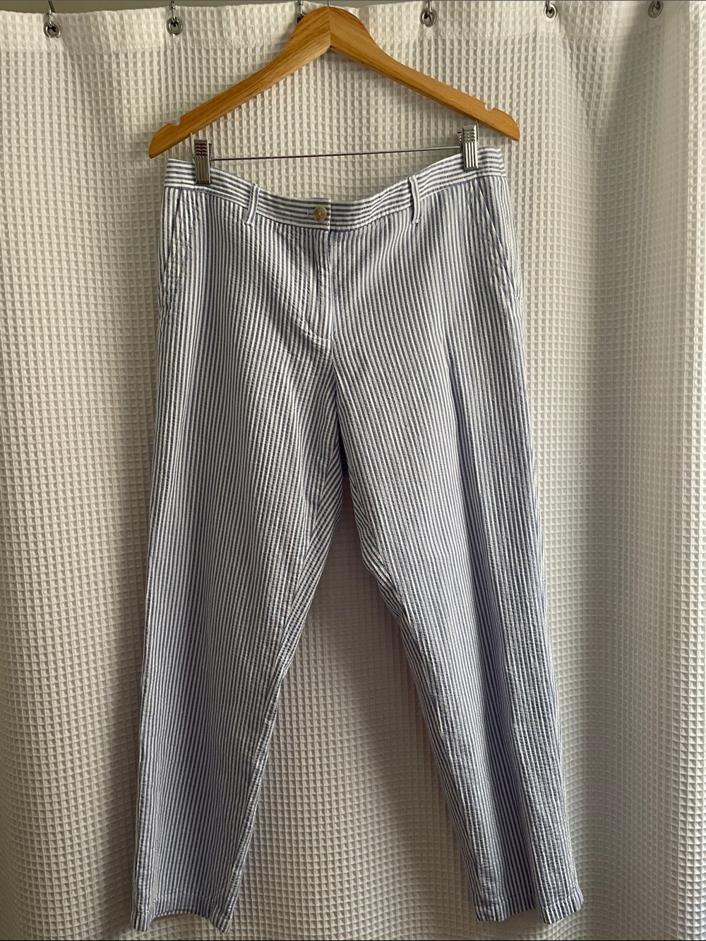 Talbots Relaxed Seersucker Chinos